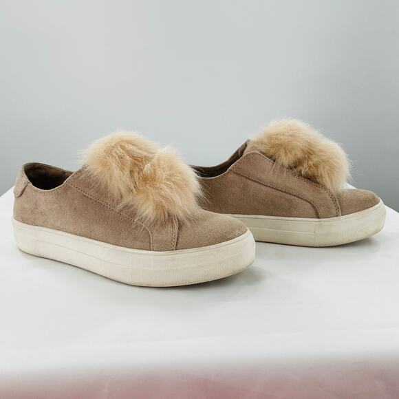 CANDIE'S Pom Pom Platform Slip on Sneakers 8.5 - Picture 7 of 12